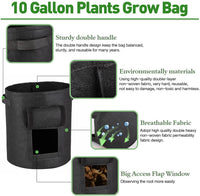 Thumbnail for Black cylindrical plant grow bags