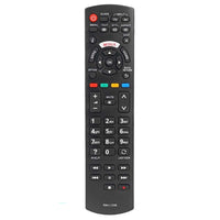 Thumbnail for Black remote control for smart TV operation