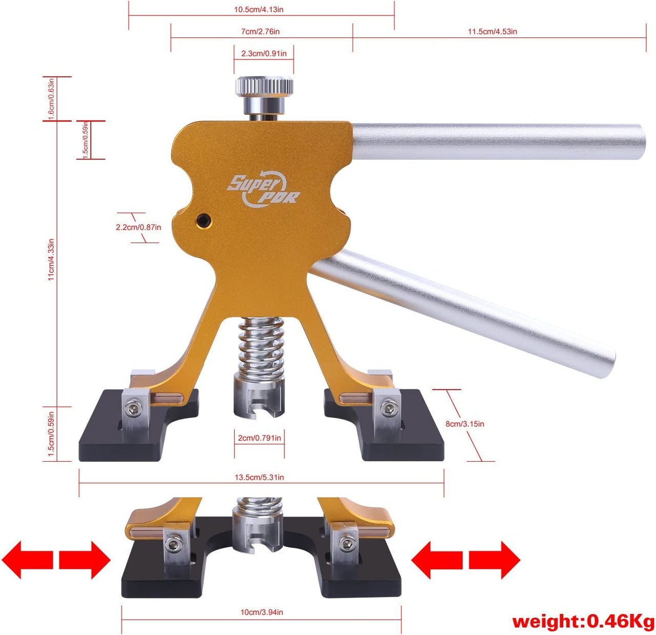 Glue tool and glue sticks for dent repair