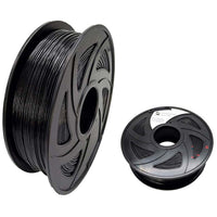 Thumbnail for 3D printer filament spool black PETG 175mm diameter