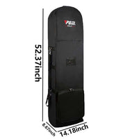 Thumbnail for 52 Inch Tall Foldable Rolling Golf Travel Bag With Wheels