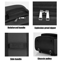 Thumbnail for 52 Inch Tall Foldable Rolling Golf Travel Bag With Wheels - The Shopsite