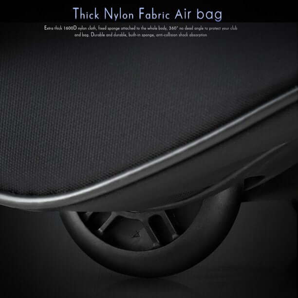 52 Inch Tall Foldable Rolling Golf Travel Bag With Wheels - The Shopsite