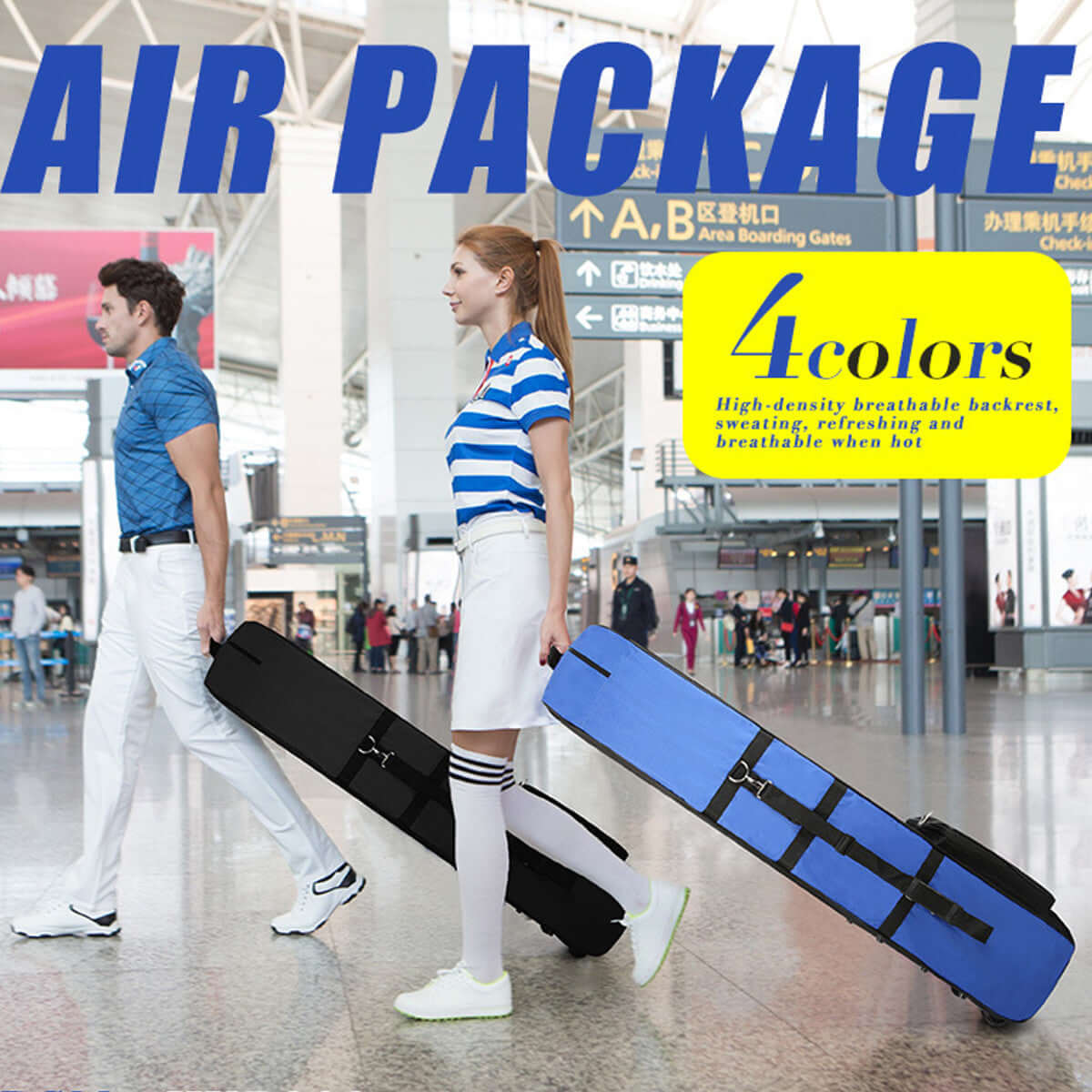 Agm Golf Travel Bag With Wheel - The Shopsite