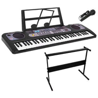 Thumbnail for Keyboard Piano with Microphone and Piano Stand
