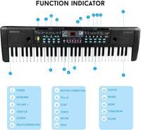 Thumbnail for Electric Keyboard Piano 61 Keys