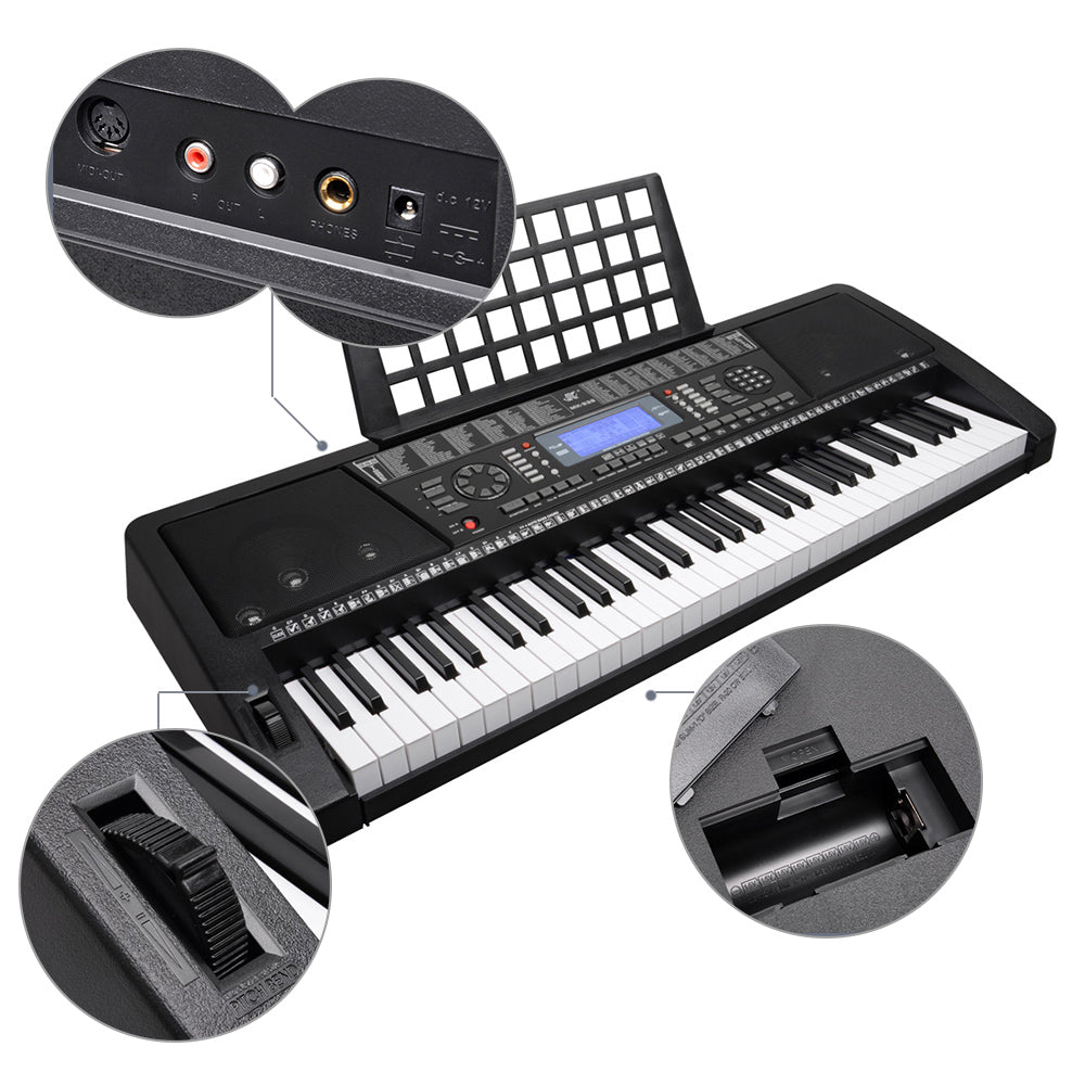 Keyboard Piano 61 Key with Z stand - The Shopsite