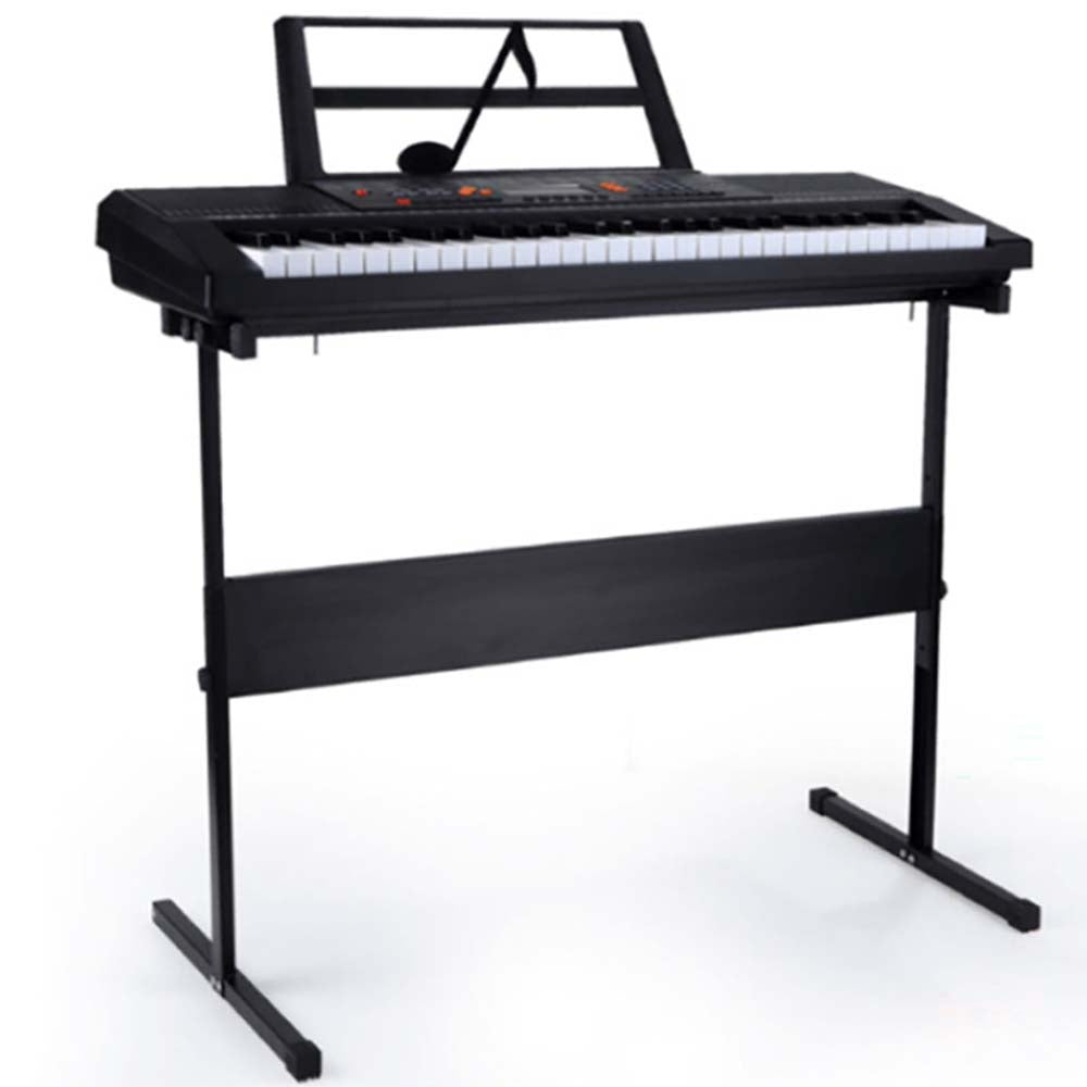 Keyboard piano with dual teaching modes and demo songs