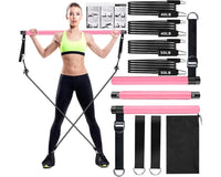 Thumbnail for Pink pilates bar and accessories