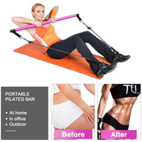 Thumbnail for Pilates Stick Bar with Resistance Bands