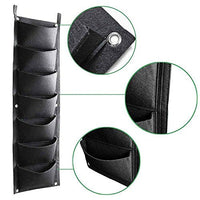 Thumbnail for Vertical Garden Wall Hanging Planter Wall Mount Balcony Plant Grow Bag 7 Pockets - The Shopsite
