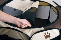 Thumbnail for Dog Playpen Dog Play Pen Foldable Pet Playpen Tent Cage Crate