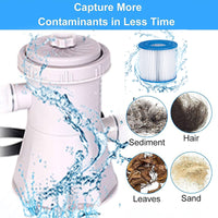 Thumbnail for Filter Pump Swimming Pool 330gal 25W 230V