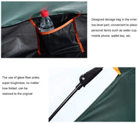 Thumbnail for Pop Up Camping Tent - 2 Person Double Pop Up Tent | Easy to Pitch with Small Porch for Storage – Ideal for Camping & Festivals