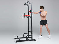 Thumbnail for Chin Up Pull Up Chin Up Station Power Tower with Boxing - The Shopsite