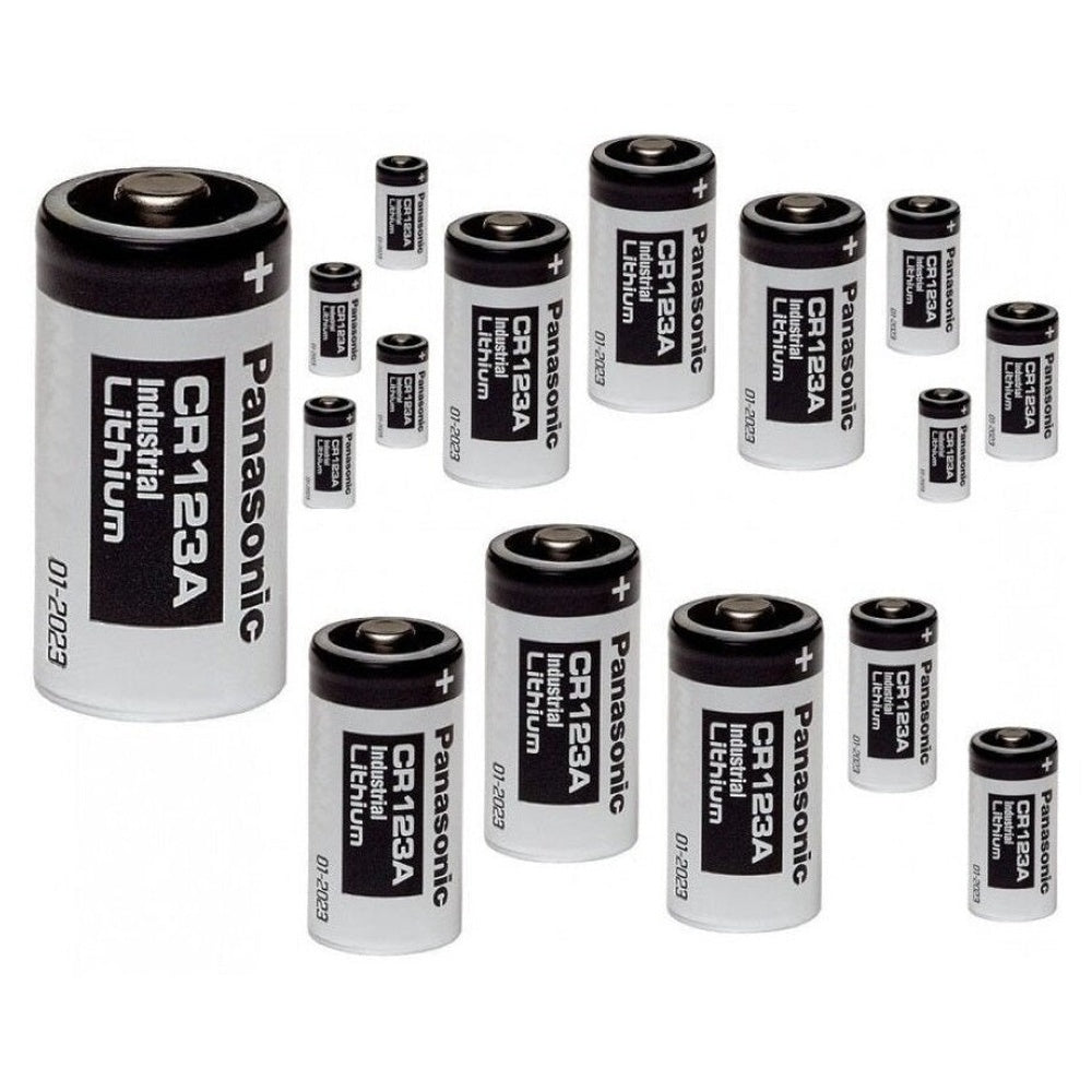 CR123A battery side view