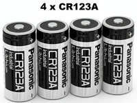 Thumbnail for CR123A Panasonic batteries / CR123 4 Pcs