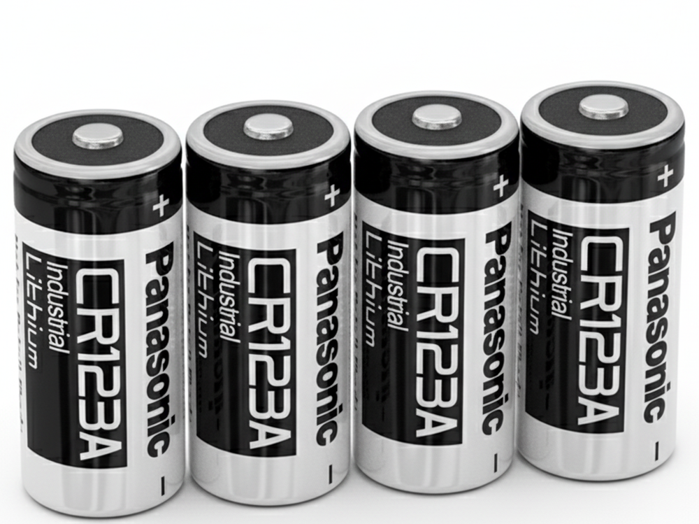 CR123A Panasonic batteries / CR123 4 Pcs