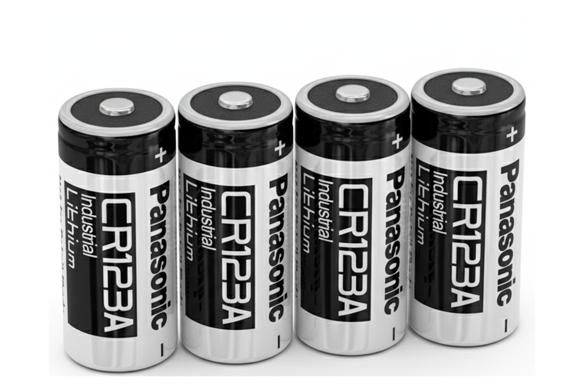 CR123A Panasonic batteries / CR123 4 Pcs