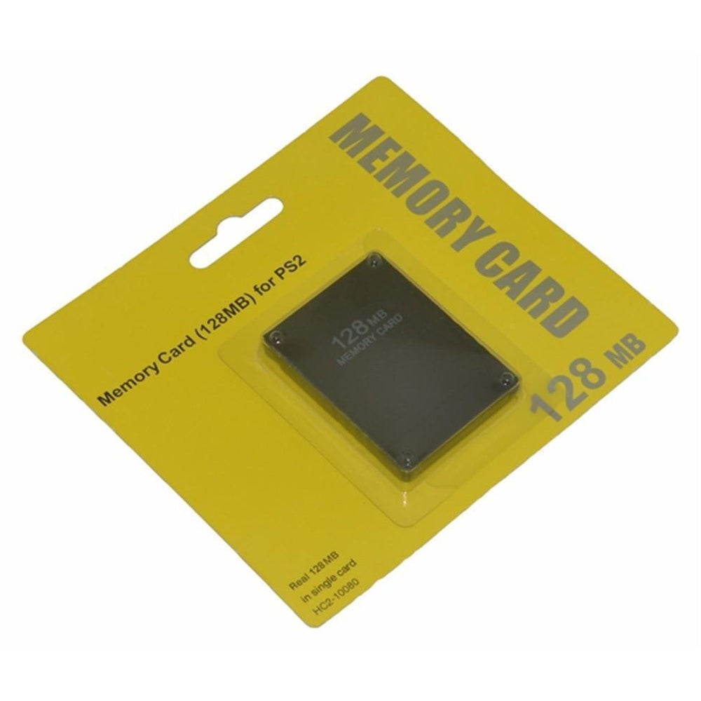 PS2 memory card showing compact size and shape