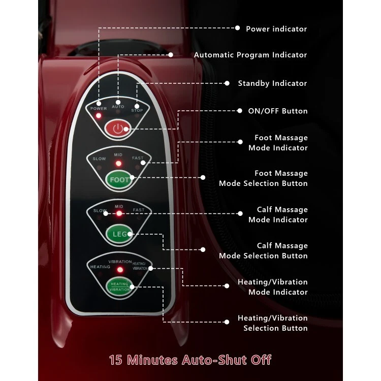 Foot massager in use for relaxation