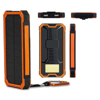 Thumbnail for 20000mAh solar power bank in orange colour