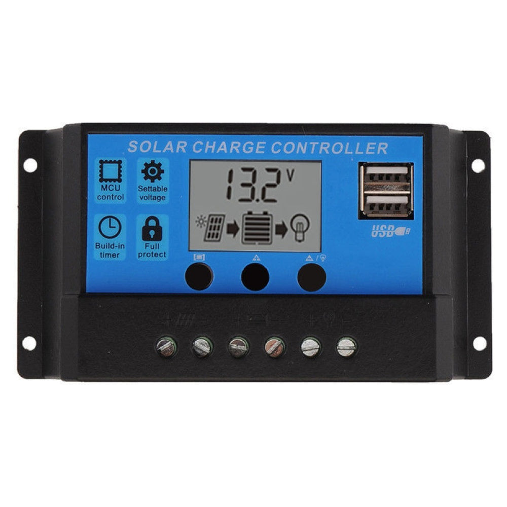 30A solar controller with dual MOSFET technology for efficiency