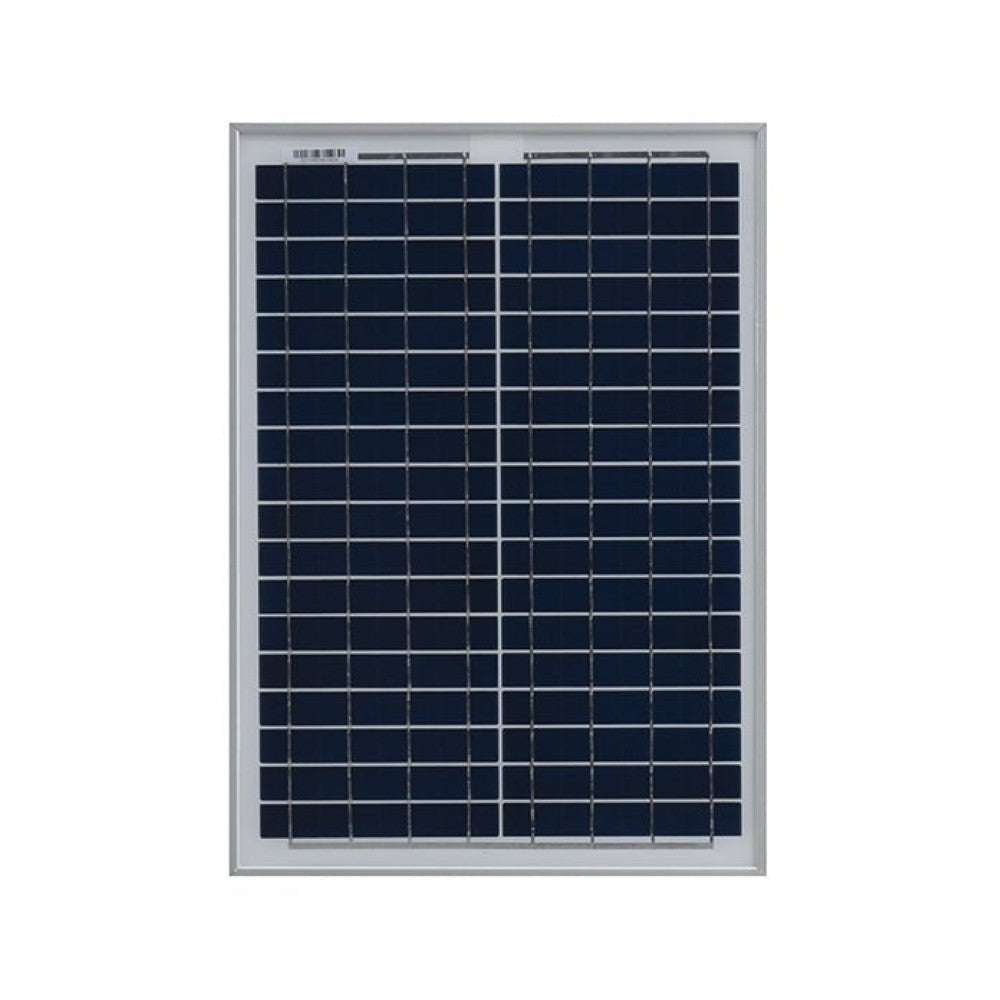 20W solar panel aluminium frame corner close-up