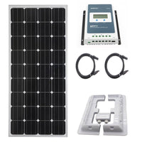 Thumbnail for 150W solar panel kit packaging and user manual