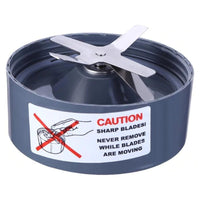 Thumbnail for Nutribullet blade unit with black rubber gear and white seal