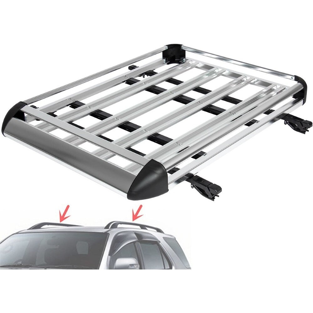 Roof rack basket with instruction manual included