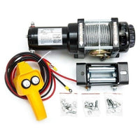 Thumbnail for Electric winch with wire and wireless control