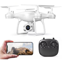 Thumbnail for Drone with camera 2MP white WiFi FPV quadcopter