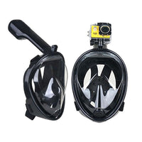 Thumbnail for Diving snorkel full face mask front view black