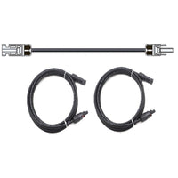 Thumbnail for Cable connectors attached to solar panel