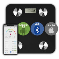 Thumbnail for Body fat scale with 400lb capacity label