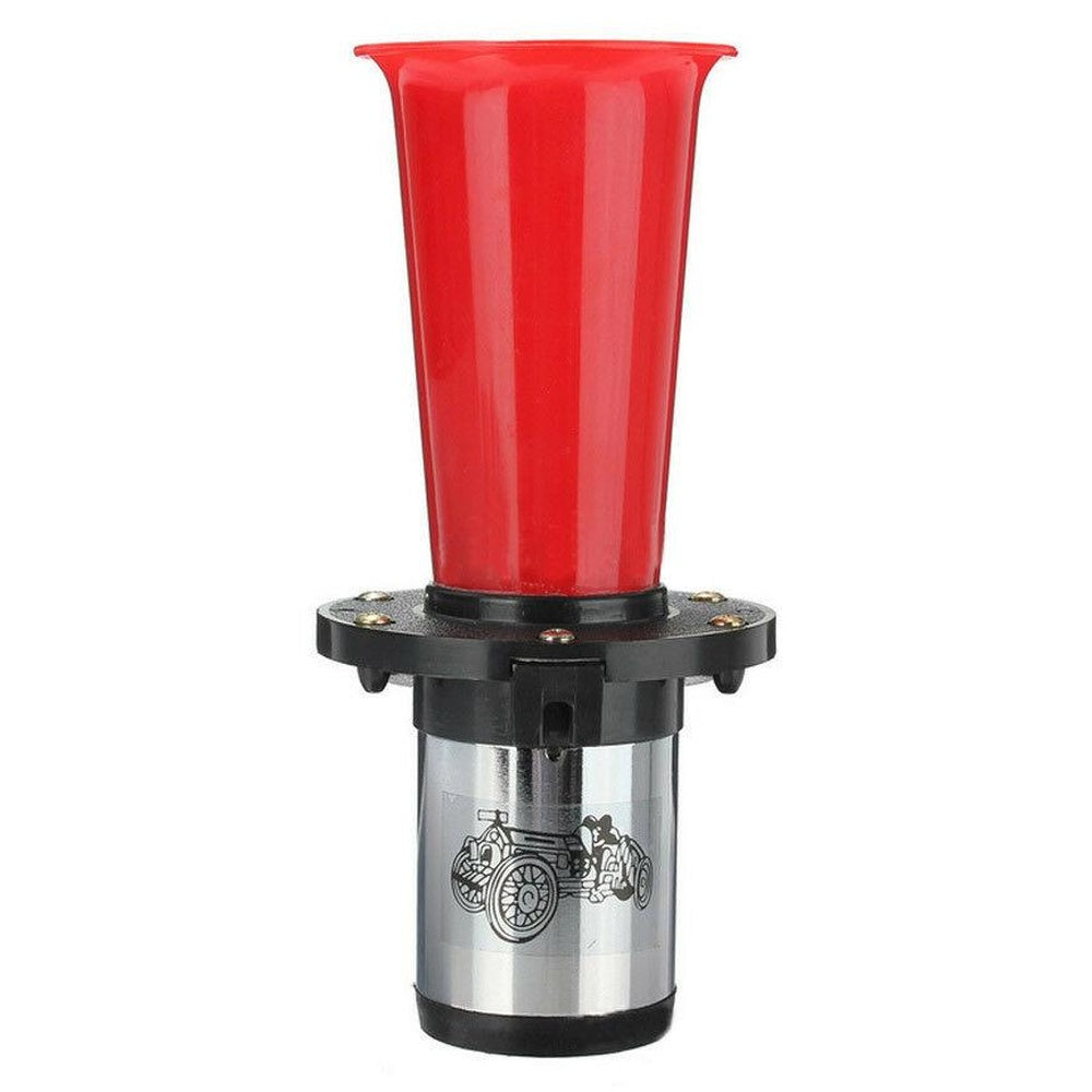 Red air horn AHOOGA for cars vans boats