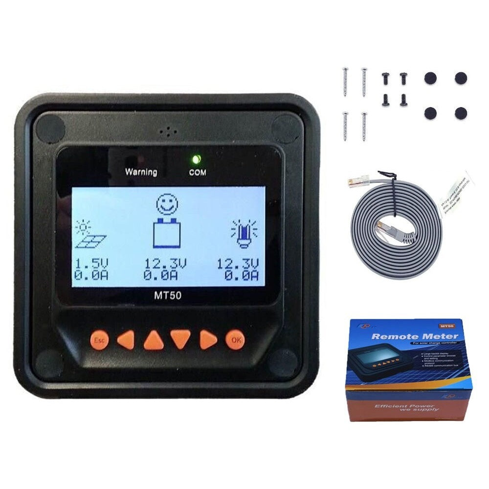 MT-50 remote showing battery status indicator