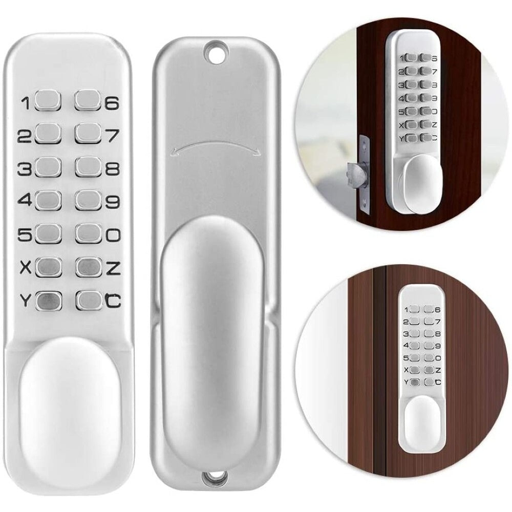 Security keyless door lock with reset button