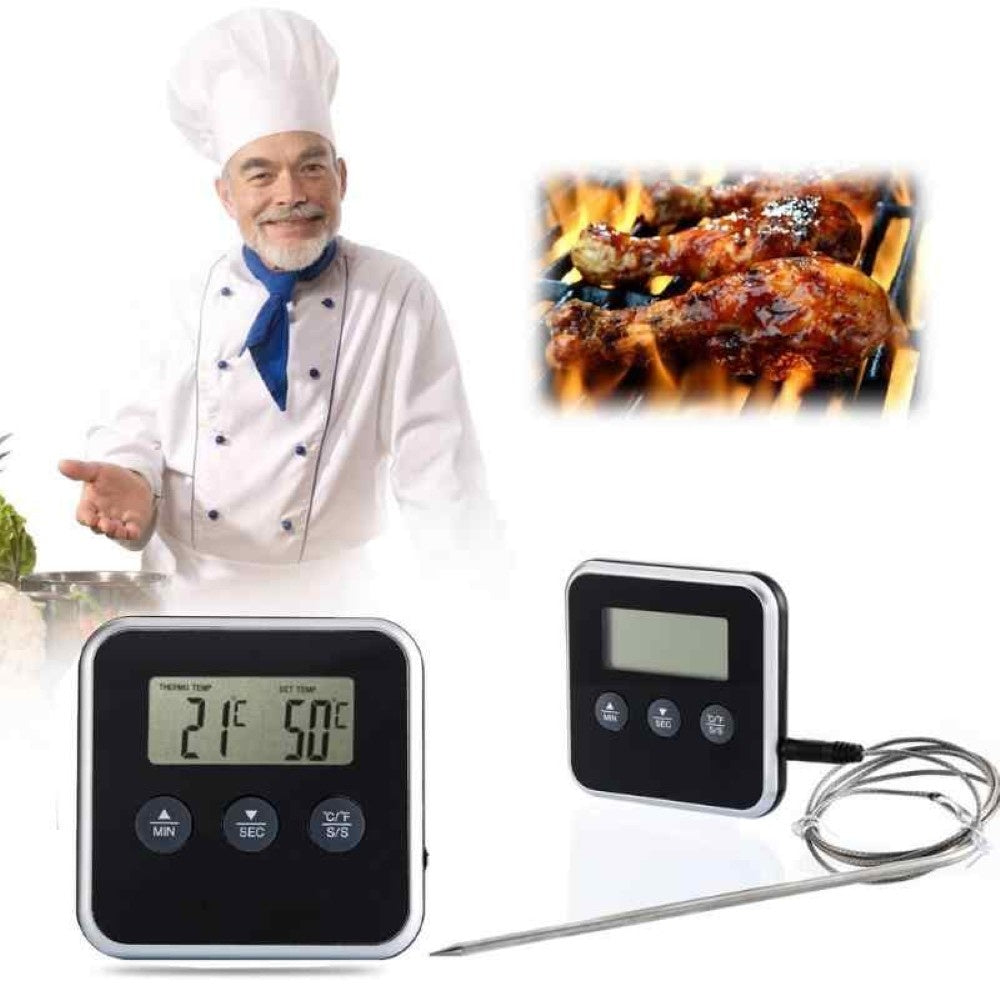 Digital thermometer used for BBQ and oven