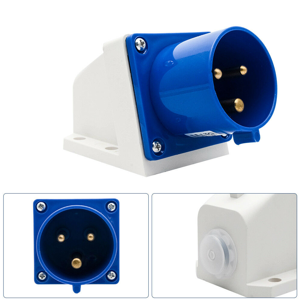 16 amp rating label on inlet
