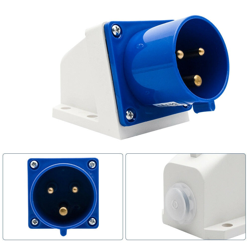 Caravan inlet used for industrial appliances