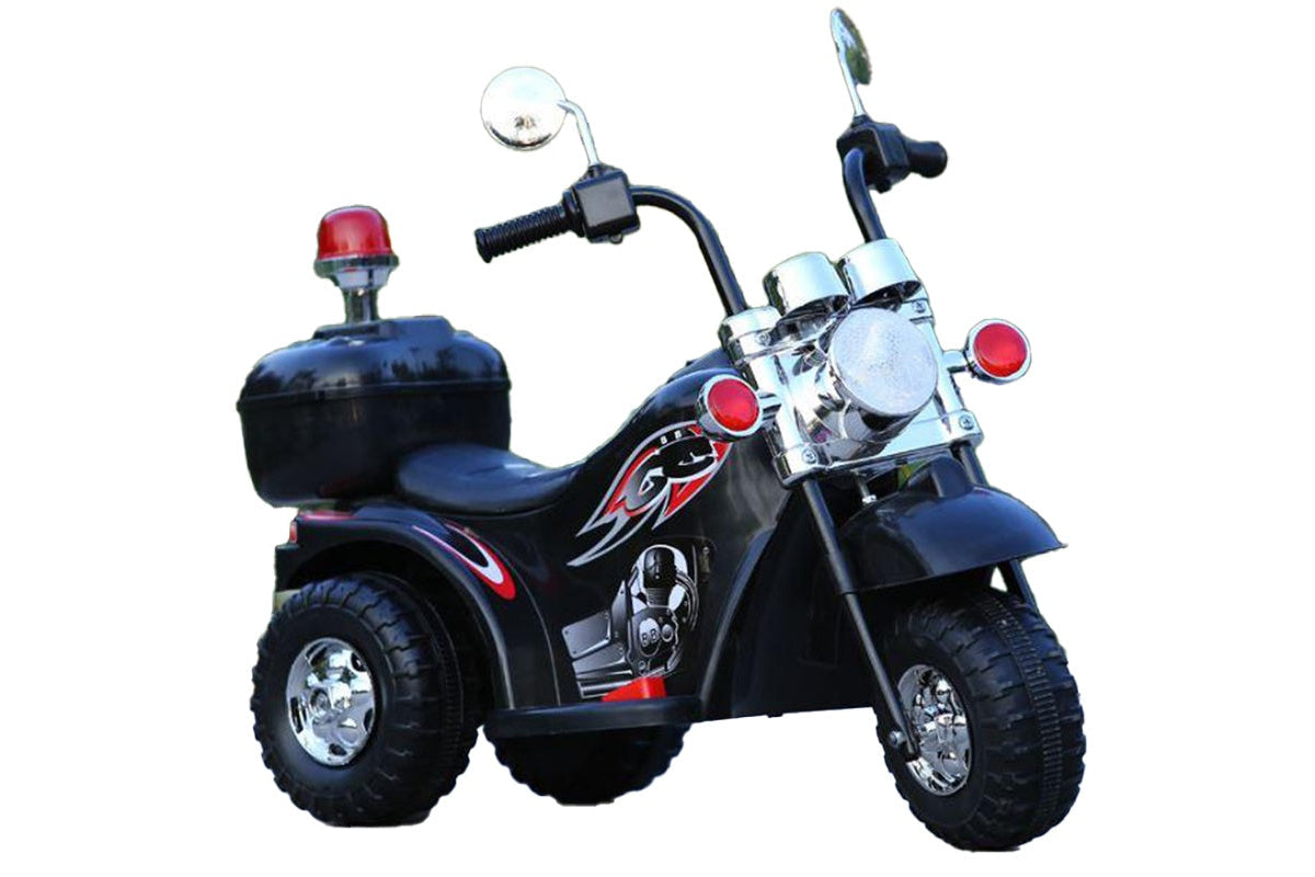 Black kids ride on bike speed control switch