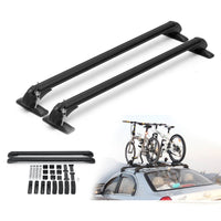 Thumbnail for Universal roof racks aluminium cross bars black