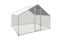 Thumbnail for Galvanized steel mesh on outdoor chicken coop 3m x 2m