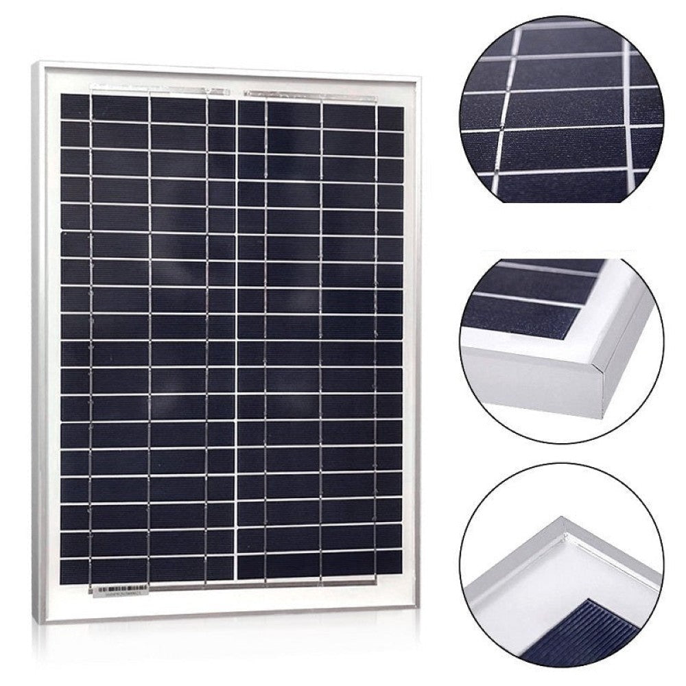 100W solar panel 18 volt polycrystalline panel