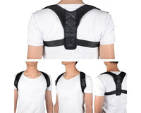 Thumbnail for Posture corrector back support with PU back panel