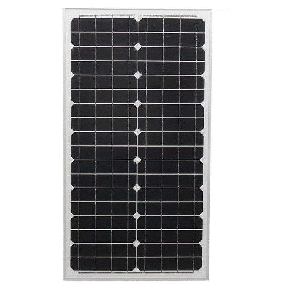 Solar panel mounted on boat