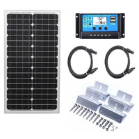 Thumbnail for Solar panel with cables attached