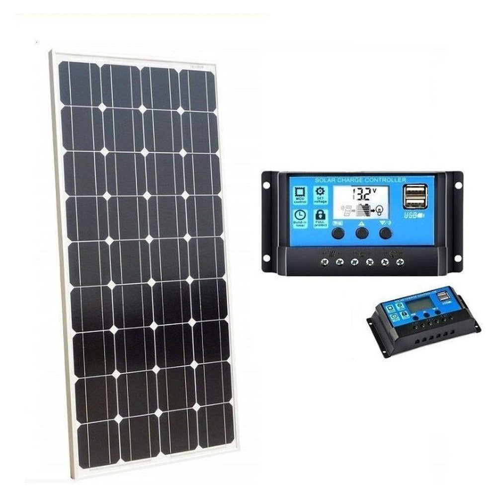 Solar panel installed outdoors